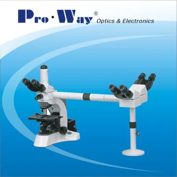 Multi-Viewing Biological Microscope with Three Viewing Heads