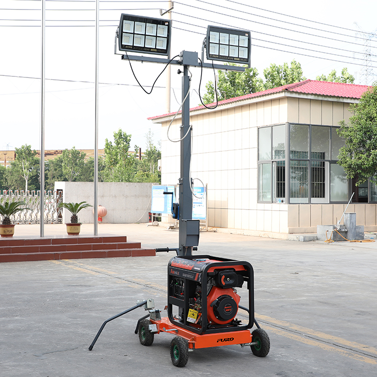 Seiko build diesel generator mobile 5m lifting light tower