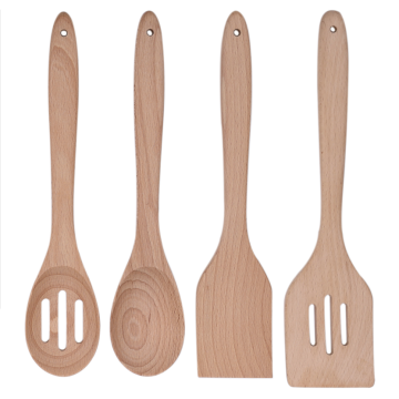 Beech wood cooking spoon