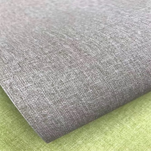 Linen Textured PU Synthetic Elastic Leather for Notebook