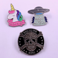 Metal Long Needle Souvenir Soft Enamel Badge