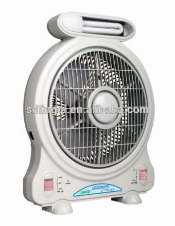 10'' china solar rechargeable emergency light fan