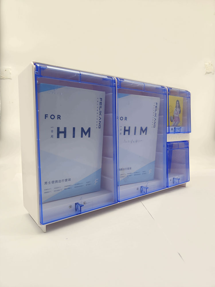 Hotel four-bay vending machine