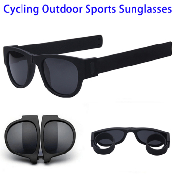 China Sunglass Manufacturers Foldable Polarized Cycling Outdoor Sports Sunglass