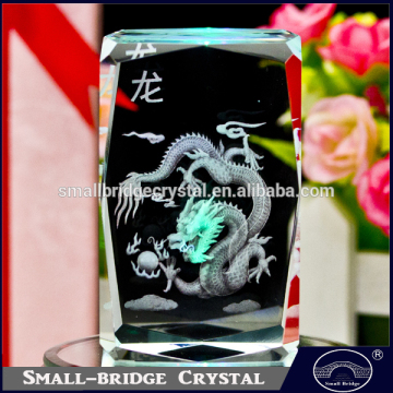 Wholesale Feng Shui Table Decoration 3d Laser Crystal Dargon