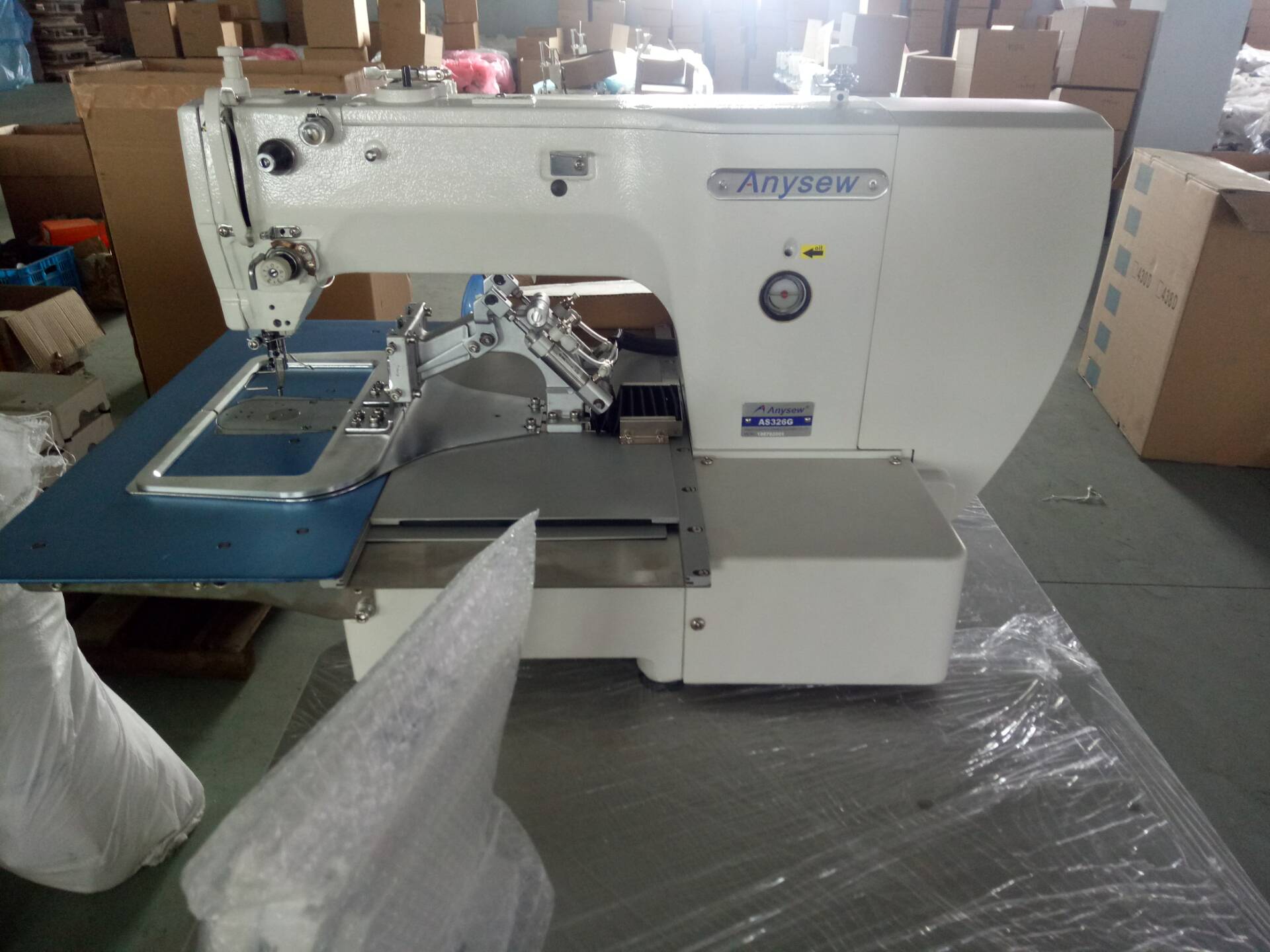 AS326G Automatic Computerized Pattern Program Sewing Machine Controlled Cycle Machine