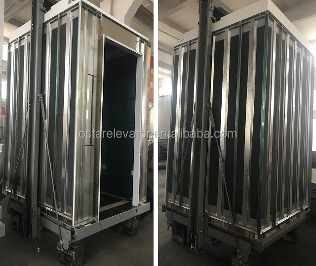 Different proportions passenger elevator parts car frame in rope elevator car