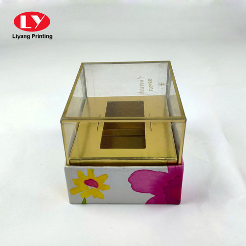 Opakowanie zapachowe puste przezroczyste plastikowe pudełko perfum