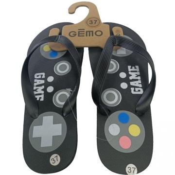 Game Print Boy&#39;s Flip Flops