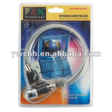 Laptop key lock laptop security wire lock