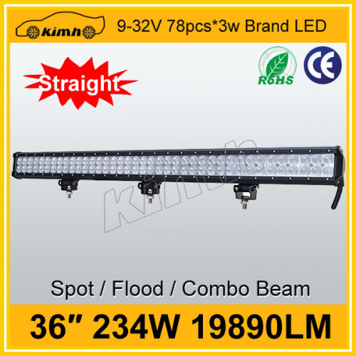 CE, RoHS Certification car part 234w led linear light bar