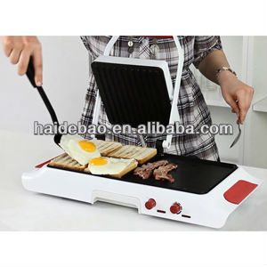 multi grill home party with marble coating grill