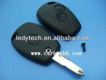 High quality Renault 2 button remote contral key no logo 433Mhz, ID46 chip