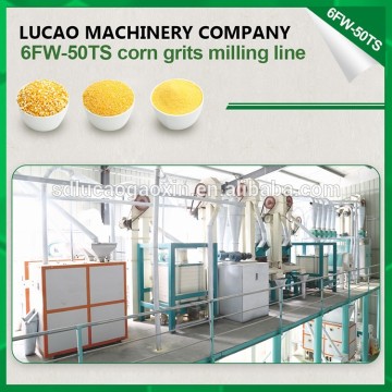 2016 hot sale Lucao maize corn rice wheat 50 ton per day flour mill