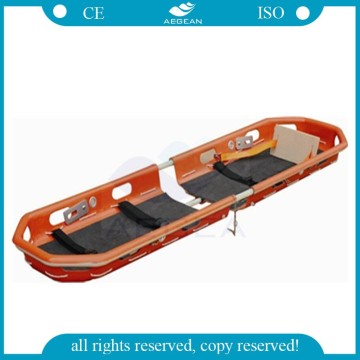 AG-7C CE&ISO orange adjustable hospital stretcher