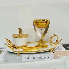 2023 Luxury Islamic Glass Oud Charcoal Incense Burner Set in Dubai