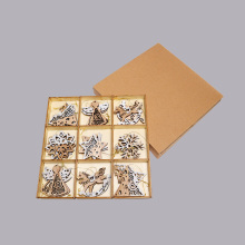 bulk flat wood christmas ornament