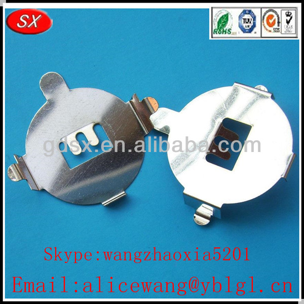 Nickel plating/copper/stainless steel 3.7v battery holder,battery holder aaa, battery holder for cr2025