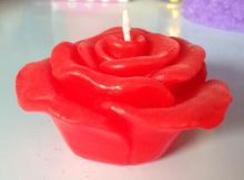 Wholesale colorful flower shape candle