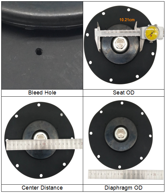 K7600 Goyen Type Buna Diaphragm Repair Kit