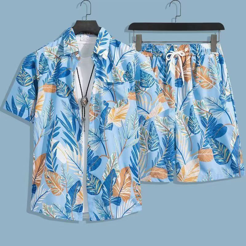 Men Two-Piece Beach Suit