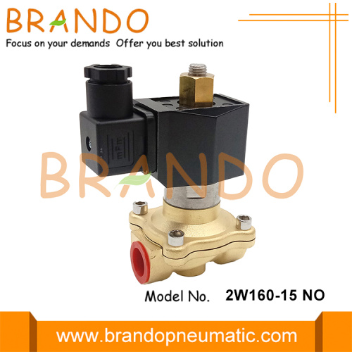 Normaal open water Brass Solenoïde klep 1/2 &#39;&#39; 2W160-15-NO