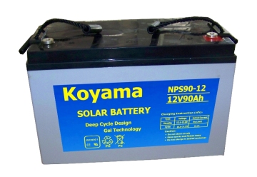 12V90ah Solar System Battery with Top Quality