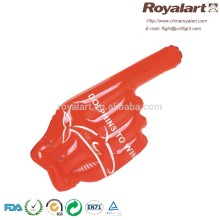 Inflatable fan hand shape, blow up hand