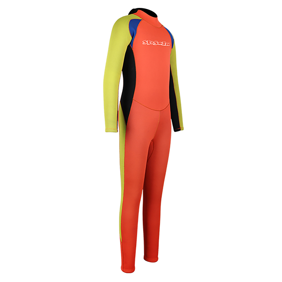 सीस्किन लंबी आस्तीन पूर्ण सूट neoprene लड़कों wetsuit