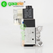 China Factory's Best 4V210 2/5 Way Single Control Plate Type 4V Series Pneumatic Control Valve and Solenoid Valve by GAIA PNUMATIC