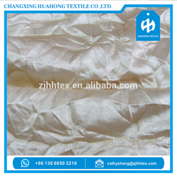 Crushed knit linning fabric curtain transparent with cheap knit fabric price