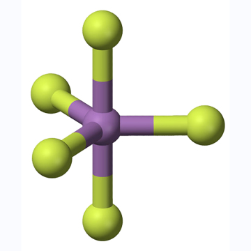 Colourless oily liquid antimony pentafluoride -SbF5