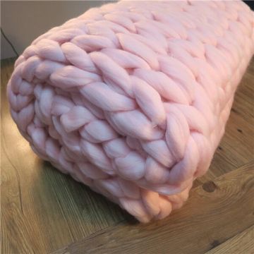 Super chunky blanket knitting blanket handmade wool blanket