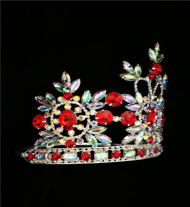 Ruby Rhinestone Crown