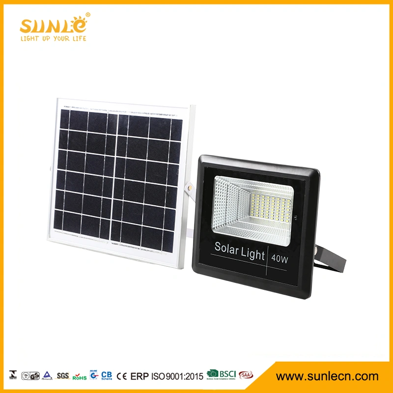 Waterproof Outdoor Cheap 40W Solar LED Flood Lamp Time Light Control LED Floodlight