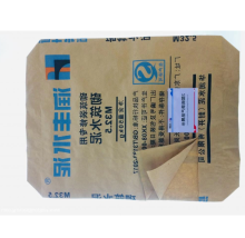 Kraft paper valve pockets for building materials