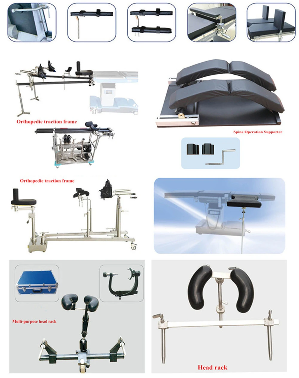 Muilt Function Surgical Hydraulic Operating Table