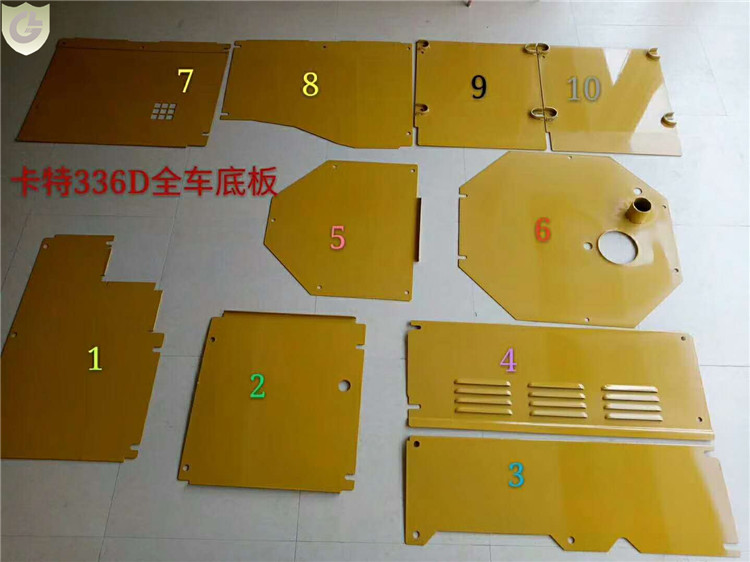 CAT 336D Group Bottom Sheet Metal Covers