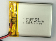 400mAh Lithium Ion Polymer Battery For Recorders (LP3X3T4)