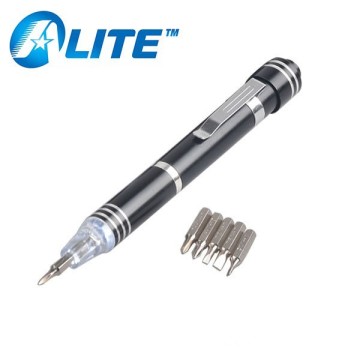 6-in-1 Micro Precision Pen Screwdriver with White Light