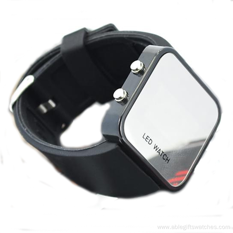 Fashion Kids Silicone strap white light led watches