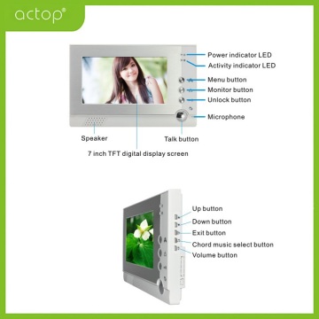 Color Video Door Phone Entry System