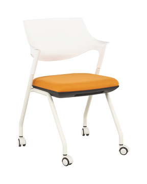 Foldable Meeting Training Chair with Casters