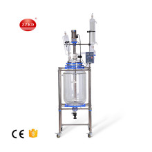 Chemical teflon jacketed glass reactor machine