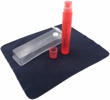 Antifog lens cleaning solution