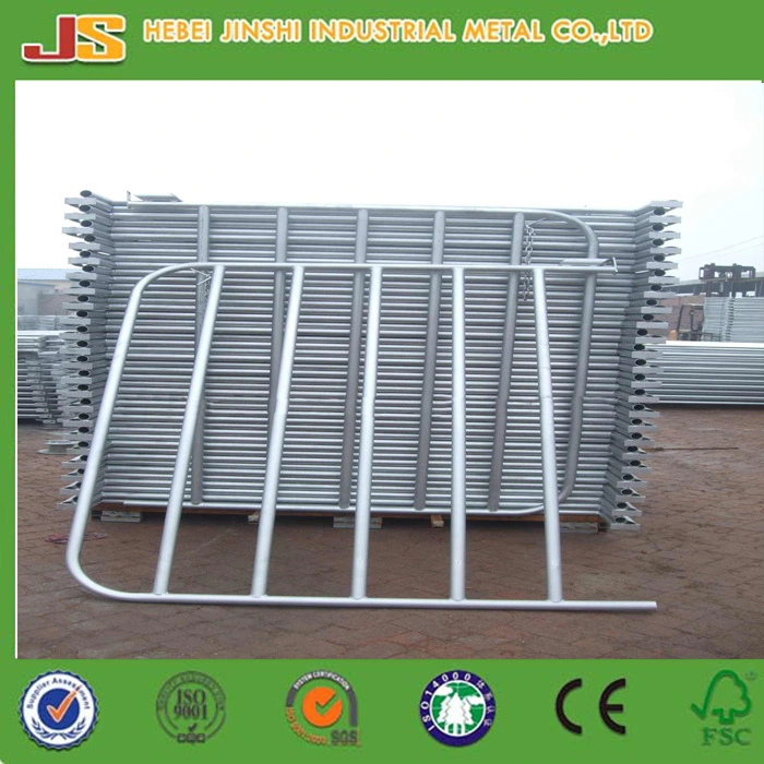 Heavy Duty 6 Rails 2.1*1.8m Livestock Fence Farm Fence Cattle Fence Cattle Yard Panels