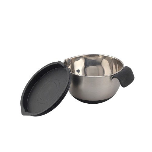 Mixing Bowl with Silicon Base, Handle and lid