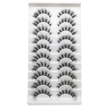 10 pairs false eyelashes natural strip fake lashes