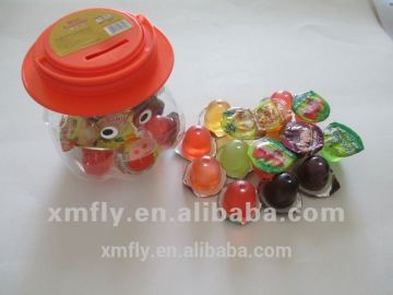 fruit flavour mini assorted fruit jelly fruit cup