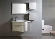 Small Modern Bathroom Corner Vanity